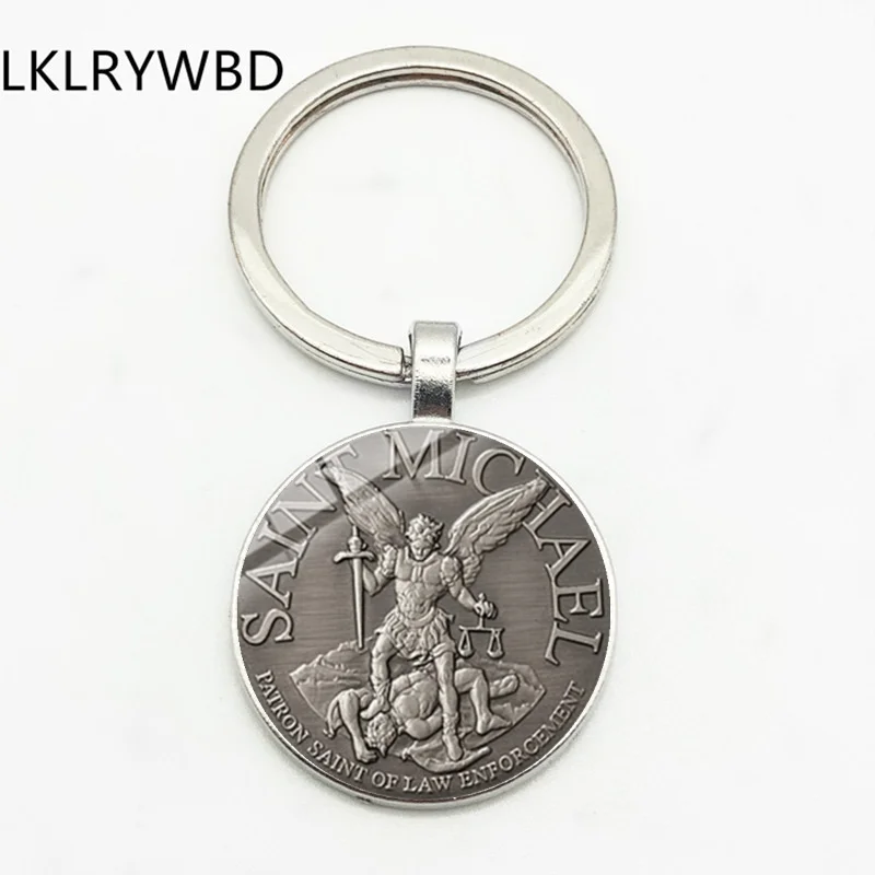 Новый брелок для ключей Archangel st Michael защищает мою Aegis защиту ортодоксальное
