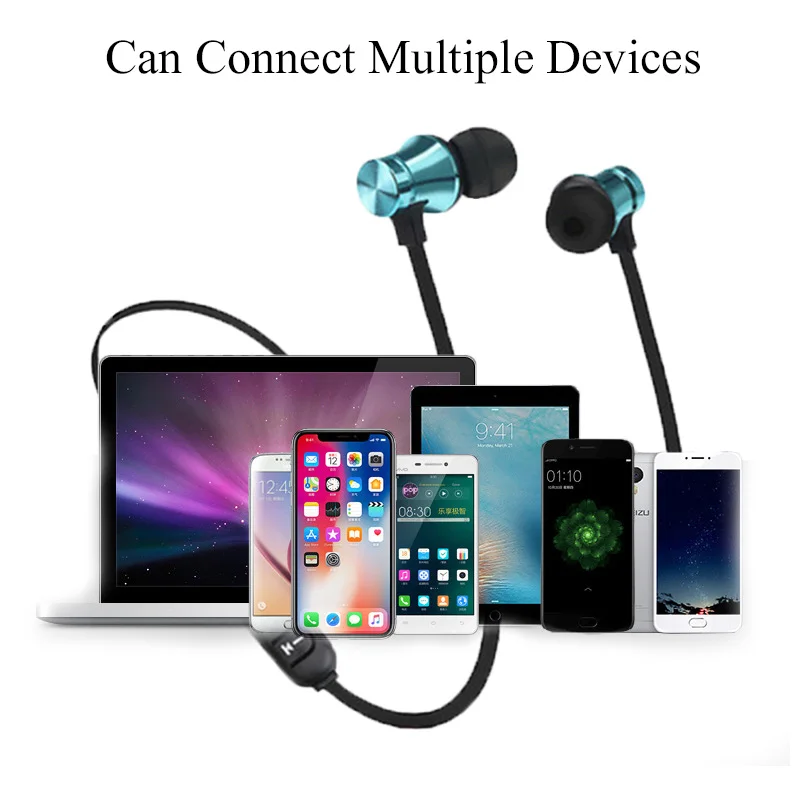 XT11 водонепроницаемые спортивные наушники Магнитный наушник с функцией Bluetooth Беспроводной наушники для iphone samsung с поддержкой Bluetooth для мобильных телефонов