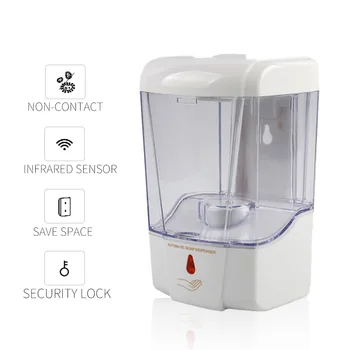 

Automatic Soap Dispenser Hand Soap Infrared Motion Sensor Hand Shampoo Soap Alcohol Waterproof for Bathroom Kitchen Hotel 700mL