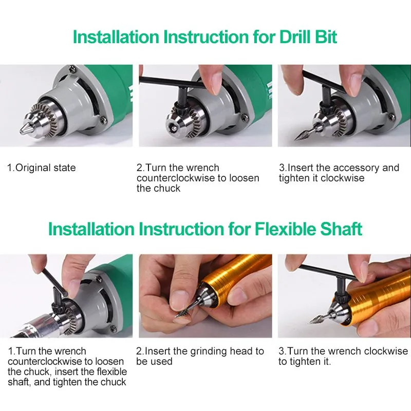 Frequency Range 400-678-MHz Bandwidth 278-MHz ?6.5mm 500W High-Speed Electric Mini Drill Engraver Electric Grinder With 6 Position Variable Speed Dremel Rotary Power Tools