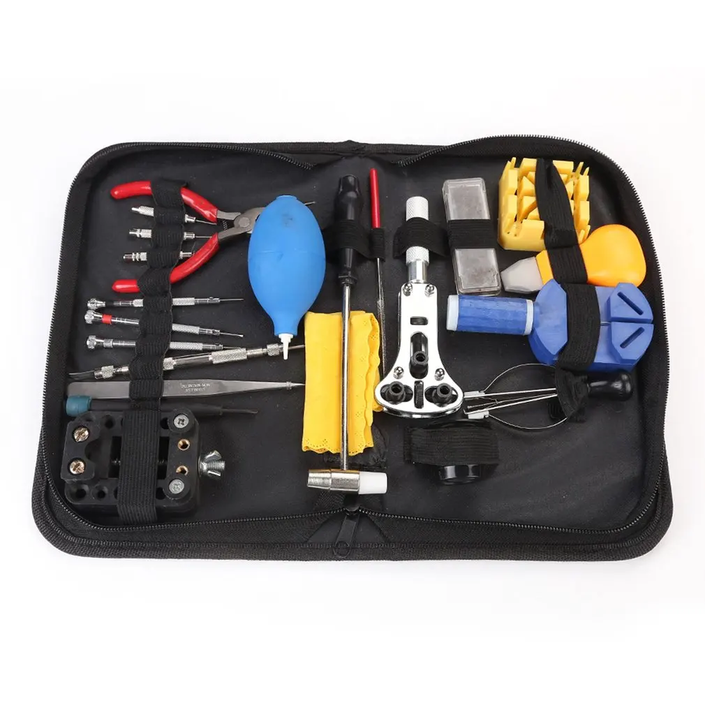 

22Pcs Watch Repair Tool Kit Case Watch Pin Hammer Opener Spring Bar Tool Set Watch Link Remover Watch Band Holder