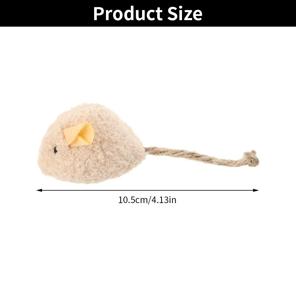 Description Picture 3 of item3pcs/lot Colorful Funny Cats Interactive Toy Plush False Mouse Pet Cat Toy Kitten Playing Pet Training Supplies
