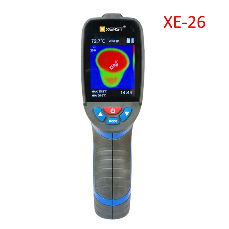 Ручной ИК тепловизор камера цифровой дисплей XE-26D/XE-26/XE-27 высокое инфракрасное разрешение изображения тепловизор камера - Цвет: XE-26