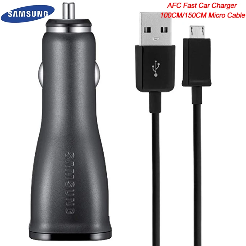 Автомобильное зарядное устройство Samsung 15 Вт адаптер USB AFC быстрое автомобильное