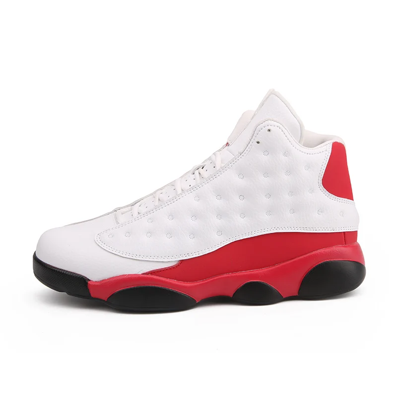 Размера плюс 45 Ретро Bakset Homme бренд Для мужчин баскетбольные кроссовки для кроссовки Для мужчин s Фитнес тренажерного зала спортивная обувь мужская спортивная обувь Jordan; - Цвет: white red