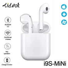 I9S TWS мини беспроводные наушники Bluetooth гарнитура наушники Bluetooth 5,0 стерео спортивные наушники с микрофоном для телефона Andorid