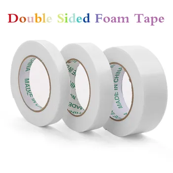 

300cm/roll White Super Strong Double Side Adhesive Foam Tape For Mounting Fixing Sticky Pad Stickers Sealing Tape Kitchen Gadget