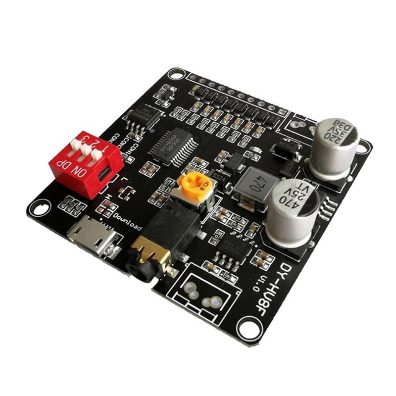 DY-HV8F 12V/24V Trigger Serial Port Control 10W/20W голосовой модуль воспроизведения с флэш-памятью 8MB |