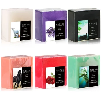 

6 Style Gentle Deep Cleansing Handmade Soap Nourishing Health Skin Care P6