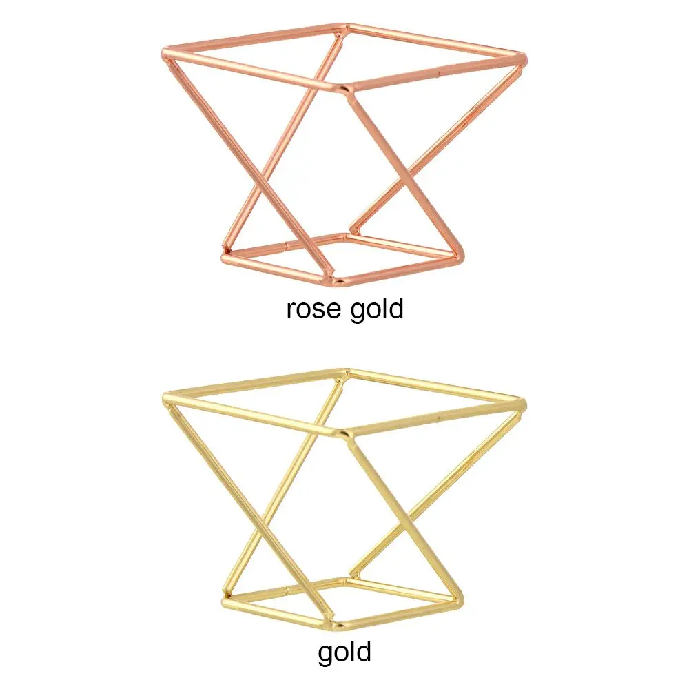 Estante mágico de hierro forjado tridimensional, soporte de huevo de belleza, esponja de maquillaje, estante de exhibición creativo - Imagen 2