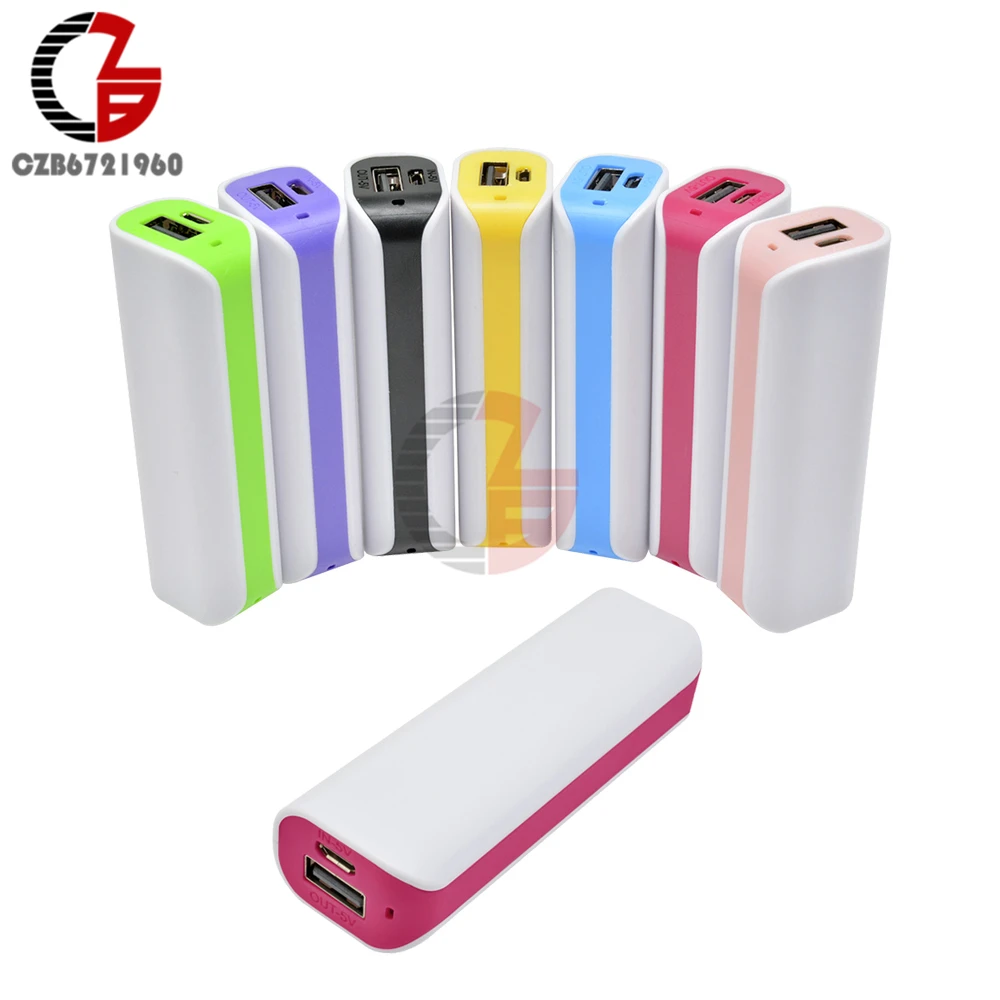 

18650 USB Power Bank Battery Charger Case DIY Box for iPhone Samsung Xiaomi Smart Phone MP3 Electronic Mobile Charging 5V 1A