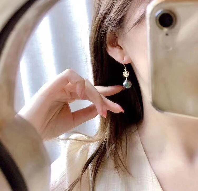 

Серьги в форме сердца из стерлингового серебра 925 пробы, фурнитура для крепления, детали для ювелирных изделий, аксессуары для жемчужных бусин, Нефритовый кристалл