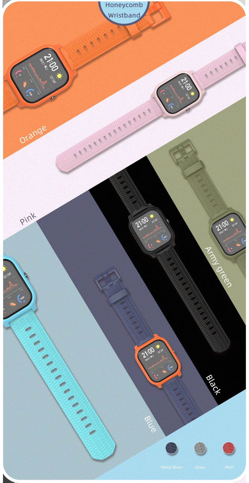 Для Huami Amazfit GTS Защитная крышка для Xiaomi Amazfit GTS ремешок браслет пластиковые защитные аксессуары разные стили