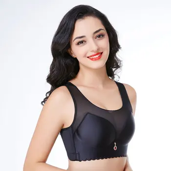 

Full Cup Anti-Droop Pure Color Bra Ultra-Thin Large Underwear Without Breast MM Put on Chest and Increase Your Weight Lingerie