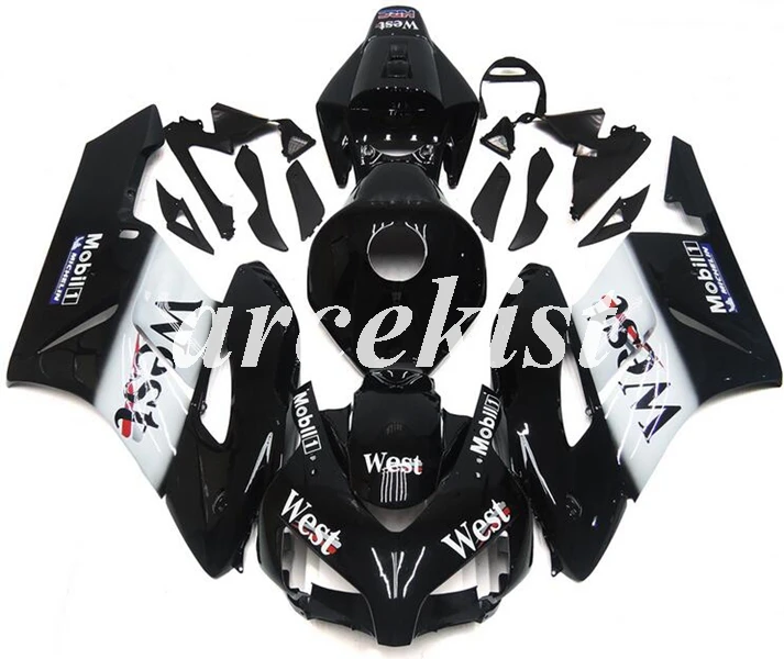 

4Gifts New ABS Injection Mold Full Fairing Kit Body set fit for HONDA CBR1000RR 1000RR 2004 2005 04 05 Custom WEST