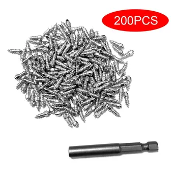 

New 200 Pcs Non-Slip Tungsten Steel Nails Wheel Nails Durable Tire Boltsbolts For Tires Premium Car Atv Winter Emergency