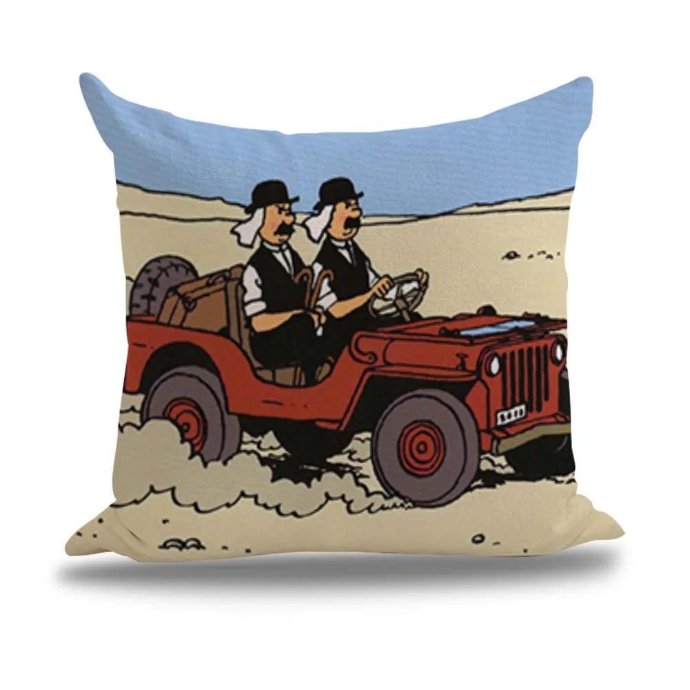 The Adventures Of Tintin French Comics Pillow Euro Cover