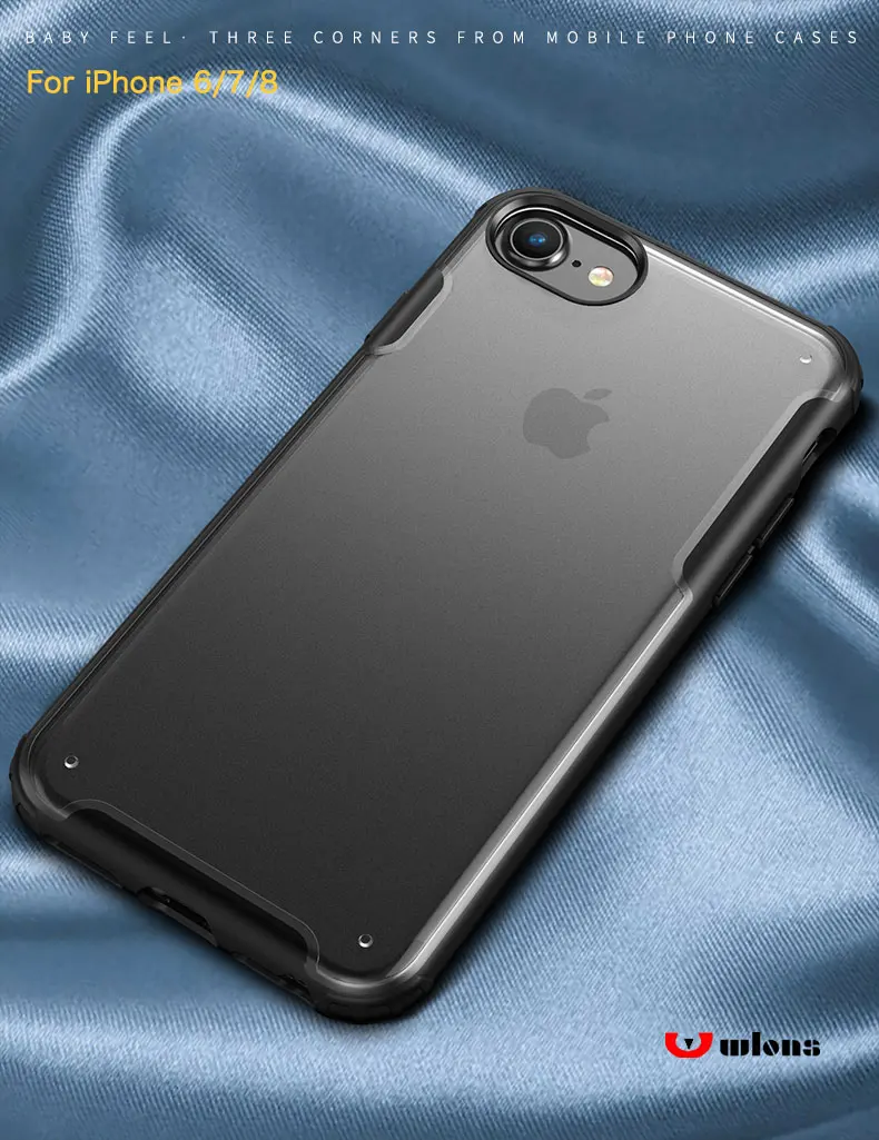 Прозрачный чехол Tigenkey для iPhone 6, 7, 8, разноцветный светильник, мягкий силиконовый чехол для iPhone 6, 7, 8, чехол
