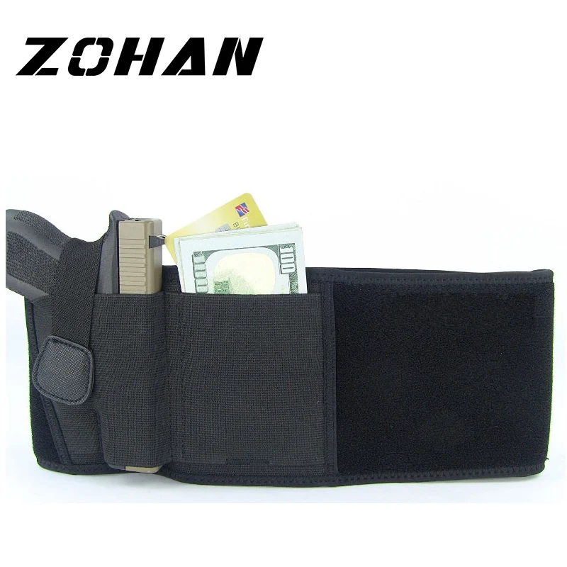 

2019 Elastic Games Armpit Holster Tactical Multi-function Composite Waist Band Diving cloth holster breathable elastic stealth