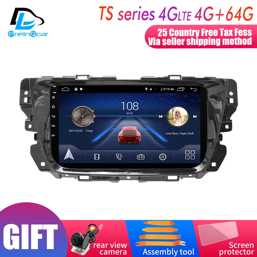 

4G LTE WIFI Android 9.0 car gps multimedia video radio player in dash for MG GS 2017 years navigation stereo