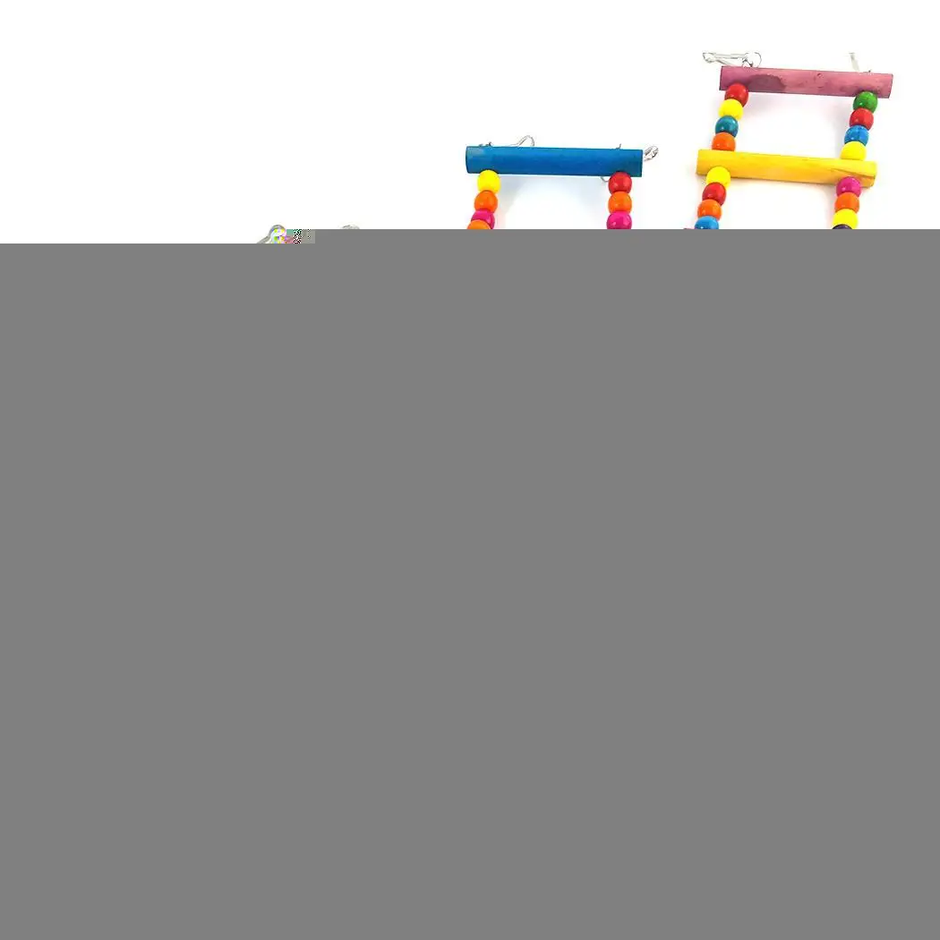 Красочный игрушечный попугай веревочная лестница птица игрушки для домашних животных 4 Лестница, 6 лестница, 8 для длиннохвостый попугай Австралийский попугай дома