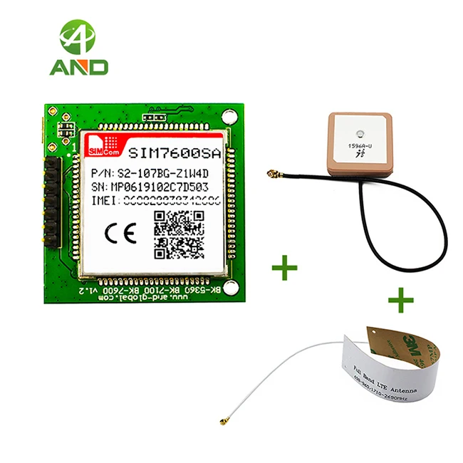 1 шт. SIM7600SA LTE Cat1 мини основная плата, 4 г SIM7600SA коммутационная плата для Австралии/Новой Зеландии/Южной Америки - Цвет: With GPS 4G-FPC