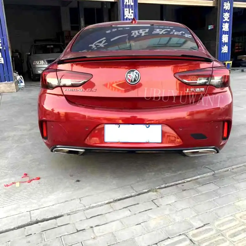 Для Buick Regal Автомобильный задний багажник спойлер ABS Материал грунтовка цвет украшение в виде хвостового крыла для Regal