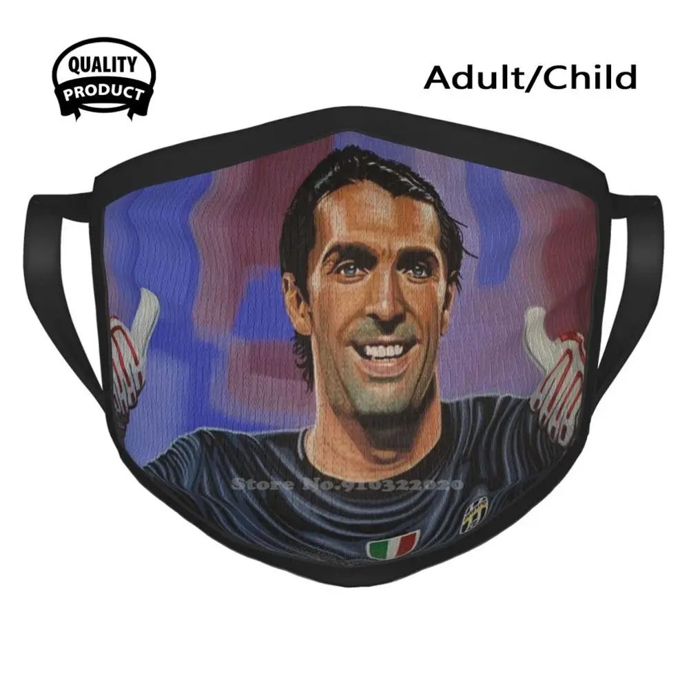 Gianluigi Buffon Painting Warmer Breathable Face Masks Goalkeeper Italian Italy Sport Sports Soccer | Аксессуары для одежды