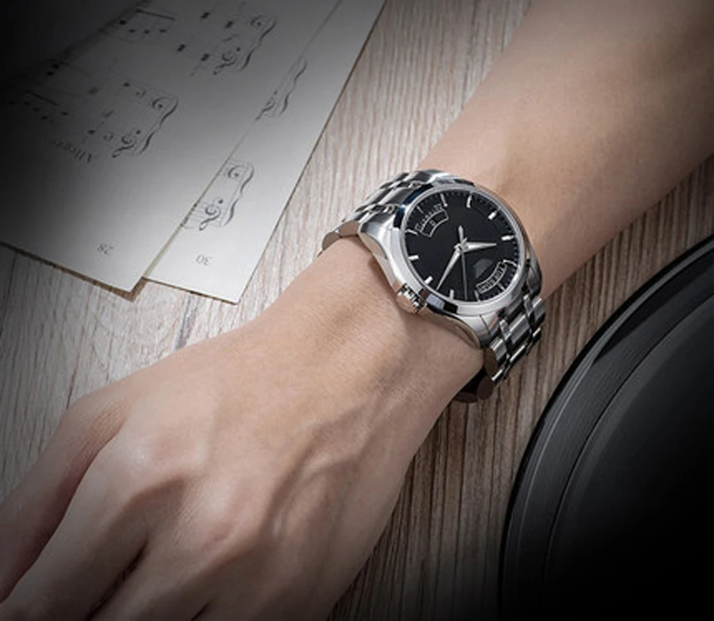 Ремешок iStrap 22 мм 23 мм 24 мм из нержавеющей стали для часов Tissot T035 ремешок с бабочкой и пряжкой браслет на запястье