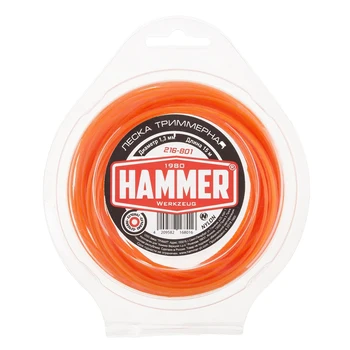 

Fishing line for trimmers HAMMER 216-801