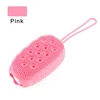 2pcs Exfoliating Silicone Body Scrubbers for Shower Foam Brush Double Sided Bath Sponge Cleanses Stimulates Circulation