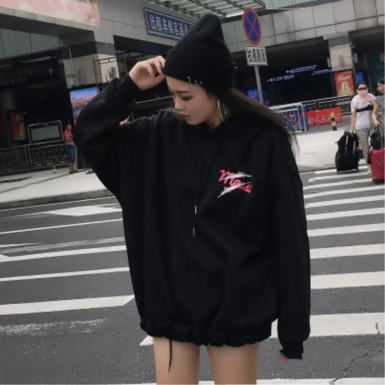 Весенние женские толстовки пуловер B толстовки Harajuku унисекс толстовки Femmes джемпер женский Вышивка Тигр печати mujer с капюшоном