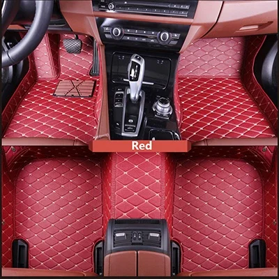 ZRCGL универсальный автомобильный коврик для DS все модели DS-5 DS-6 DS-5LS авто аксессуары для стайлинга автомобилей - Название цвета: Red wine