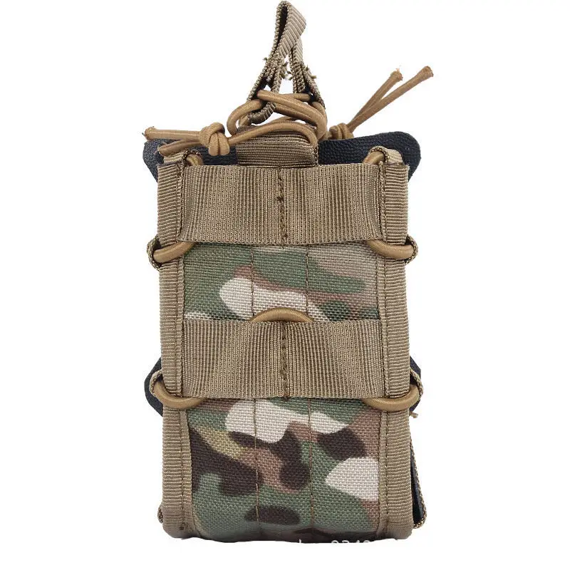 

Tactical Double Magazine Pouch Modular Molle 5.56 M4 M16 AR15 SR52 P-MAGS M1A1 G3 Mag Pouch Open-Top Airsoft Hunting Pouch