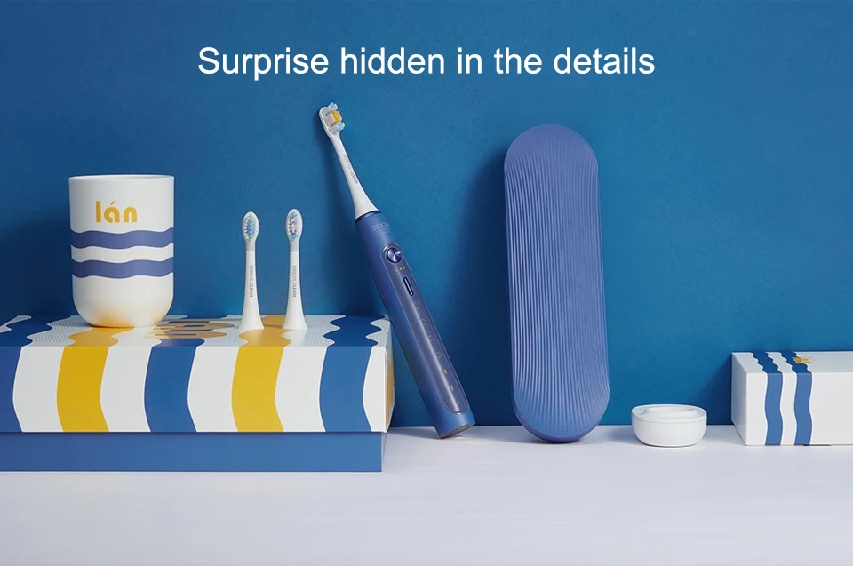Xiaomi Soocas X5 Водонепроницаемая электрическая зубная щетка, отбеливающая ультразвуковая автоматическая USB Беспроводная зарядка, зубная щетка, 3 насадки