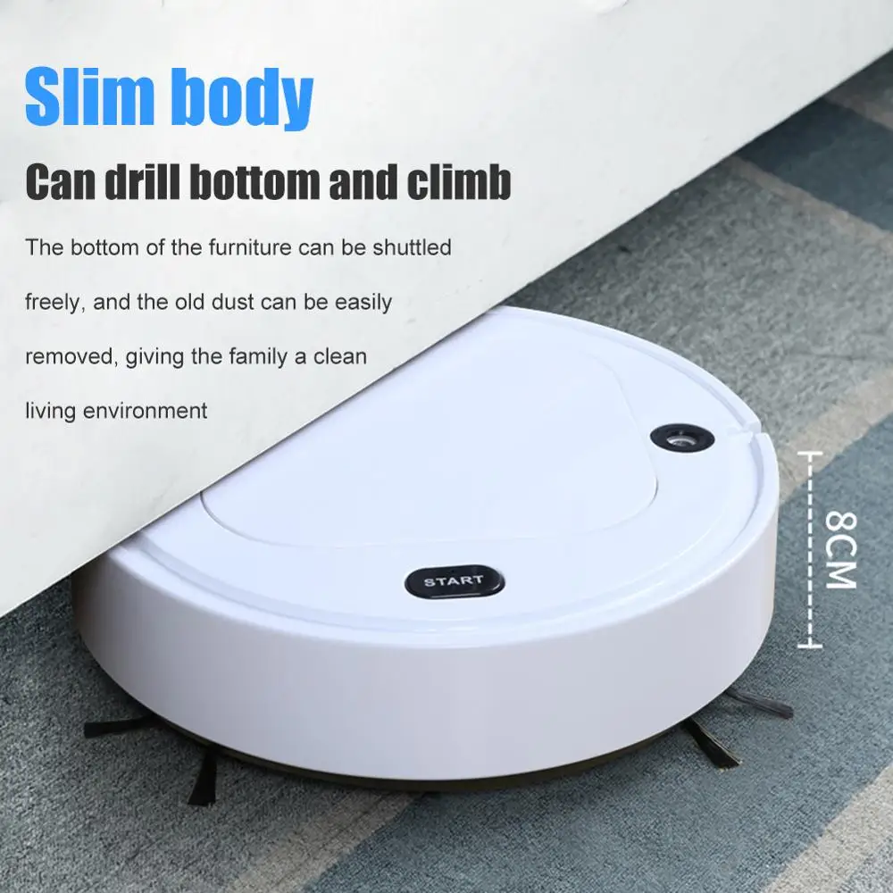 

Four-in-one Robot Vacuum Cleaner for Home Automatic Dust Sterilize App Smart Control Sweeping Mopping Cleaner Fast delivery Ship