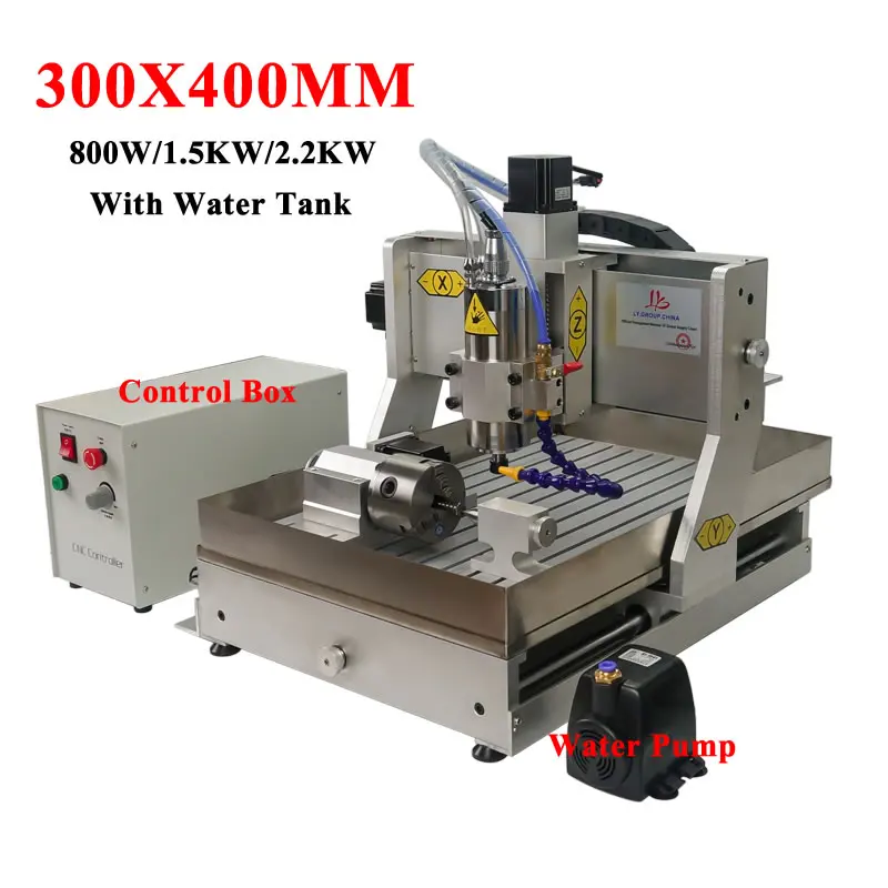 LY cnc 3040 4 осевой деревянный маршрутизатор с usb портом Гравировальный фрезерный