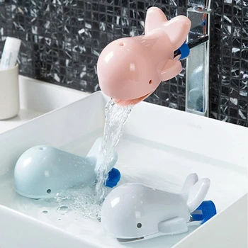 

Whale Faucet Extender Kids Water Washing Device Extension Cartoon Lovely Children Hand Washing Guide Sink Bathroom Accessories