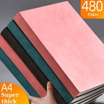 

Notebook A4 Thickened Large Business Super Thick Grid Blank Grid Diary Cuaderno Notebooks And Journals Libretas Zeszyt Caderno