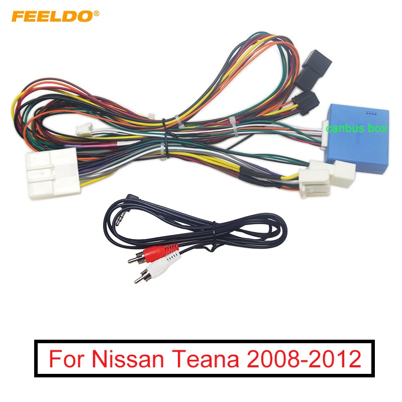 Автомобильная аудиосистема FEELDO 16pin Android Power Calbe с can-шиной для Nissan Teana DVD плеер