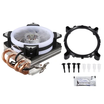 

XUEYUFENGSHEN CPU Cooler 4 Pure Copper Heat Pipe Cooling Tower Down Pressure Cooling System 9 cm CPU Cooling Fan CPU Radiator fo