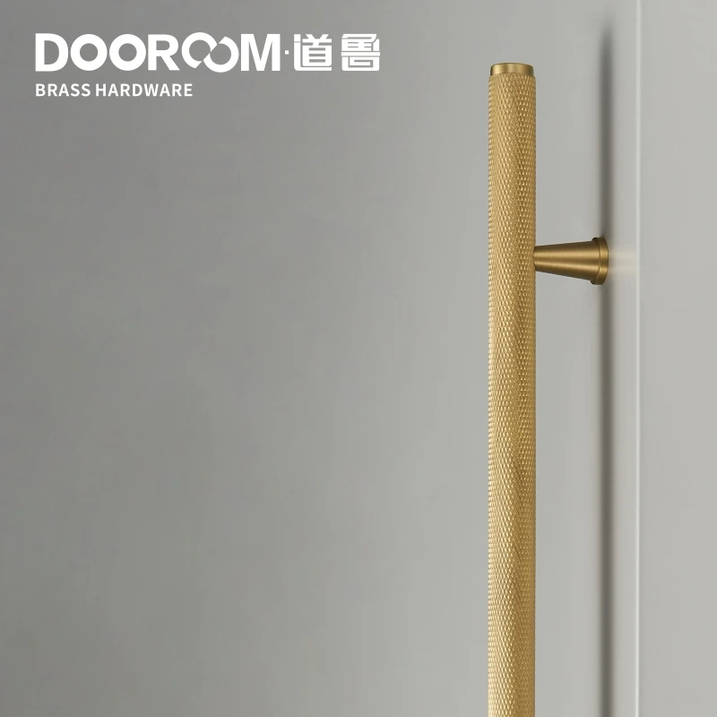 Dooroom латунные длинные мебельные ручки вязанный шкаф комод ящик холодильник
