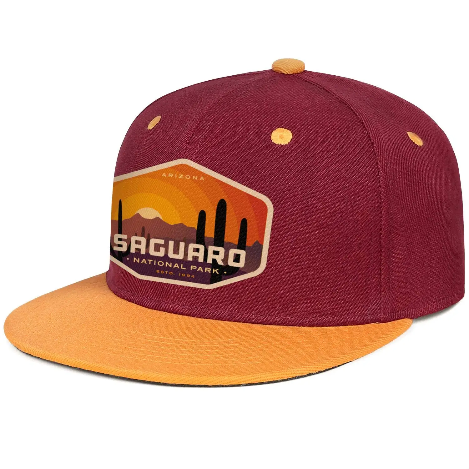 Унисекс WomensFashion Dad Hat Регулируемая Saguaro национальный парк Пешие прогулки бейсбольная шляпа