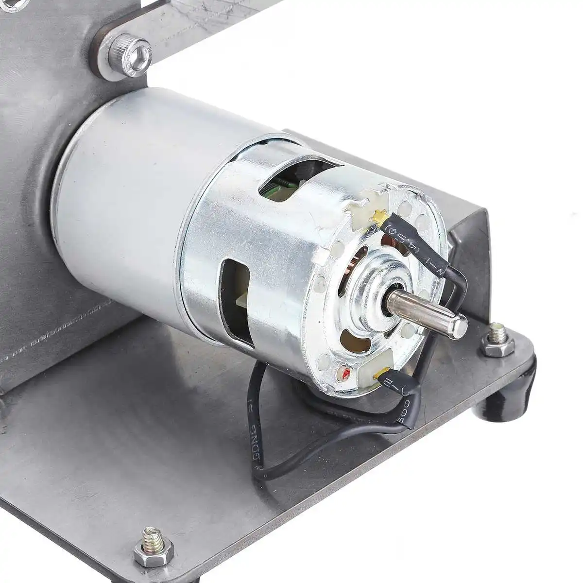 350W Mini Electric Belt Machine Sander Sanding Grinding Polishing Machine Abrasive Belts Grinder DIY Polishing Cutter Edges