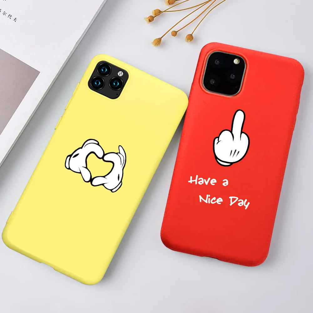 Забавный чехол для телефона apple iphone 11 pro мягкий силиконовый красного цвета