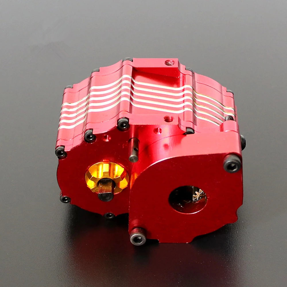 2 ギア遊星ギアボックス 1 14 スケールのリモートコントロール車タミヤトラックダンパー Arocs トラックスカニア男ベンツボルボ Lesu Rc4wd