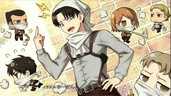 Отличный человек Гараж Комплект награда атака на Titan Weier Heichou диван сидя