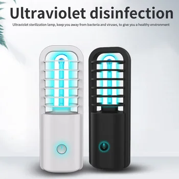 

Ultraviolet Lamp UVC Lamp Sterilizer Portable Ozone Sanitizer Lamp USB Rechargeable Sterilization Lamp for cars toilet carbinet