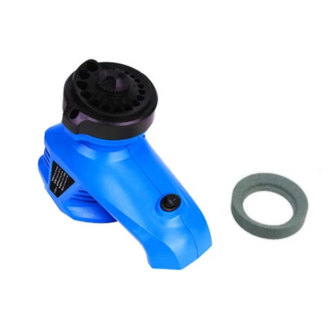 add a grinding wheel Шлифовальный станок Мини точилка для электричества для начинающих шлифовальный инструмент 96 Вт Электрический заточный станок для свёрл для заточки Размер 3-12 мм - Цвет: add a grinding wheel