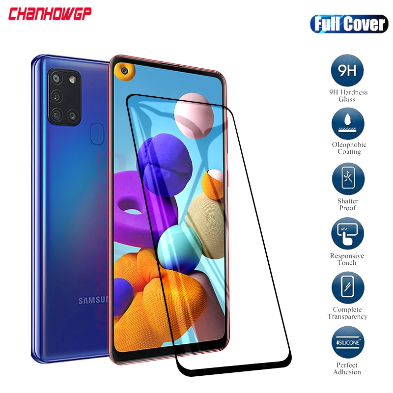 Защитное стекло закаленное с полным покрытием для Samsung Galaxy A01 2020 A71 A 71 A51 51 SM A515F/DS A715
